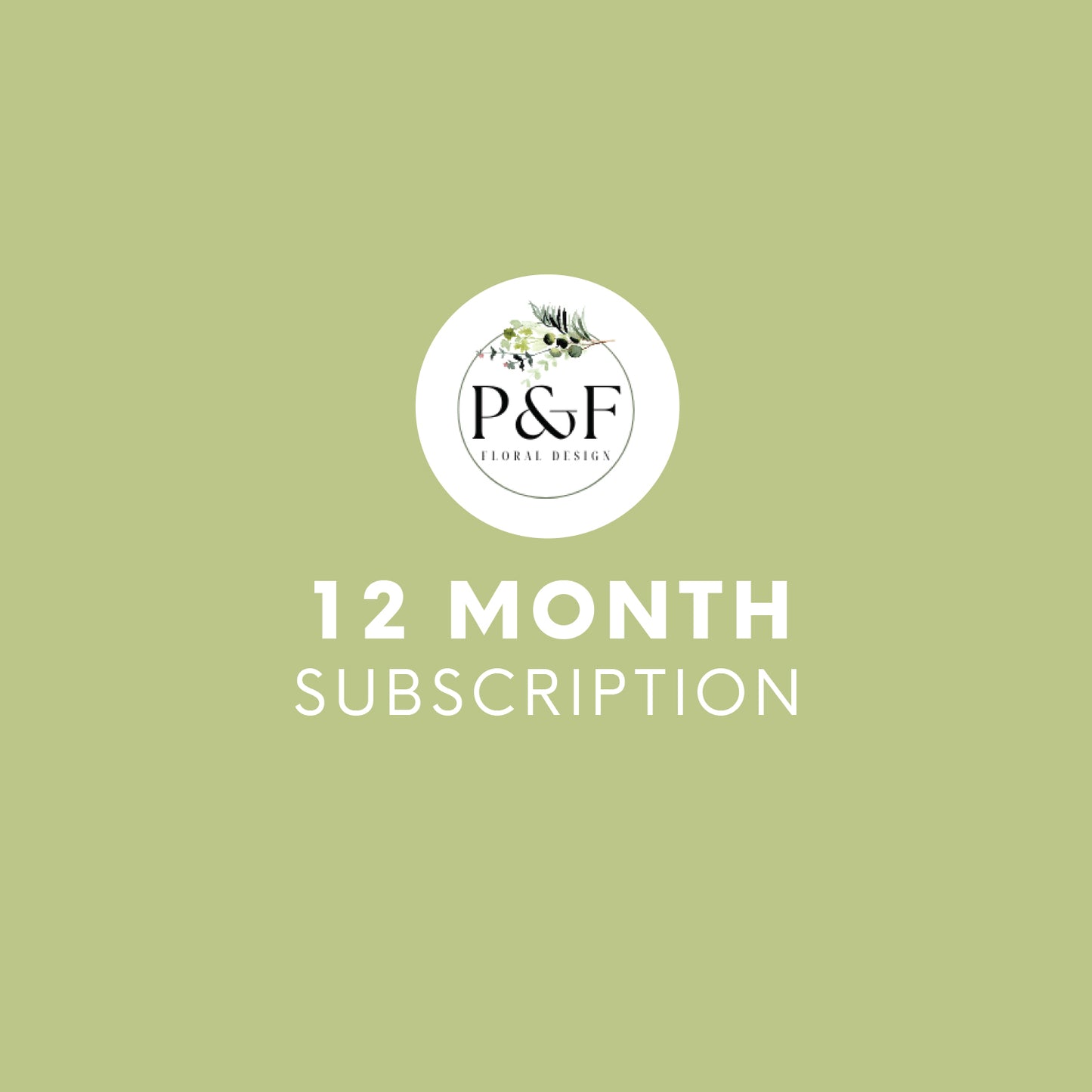 12 Month Subscription