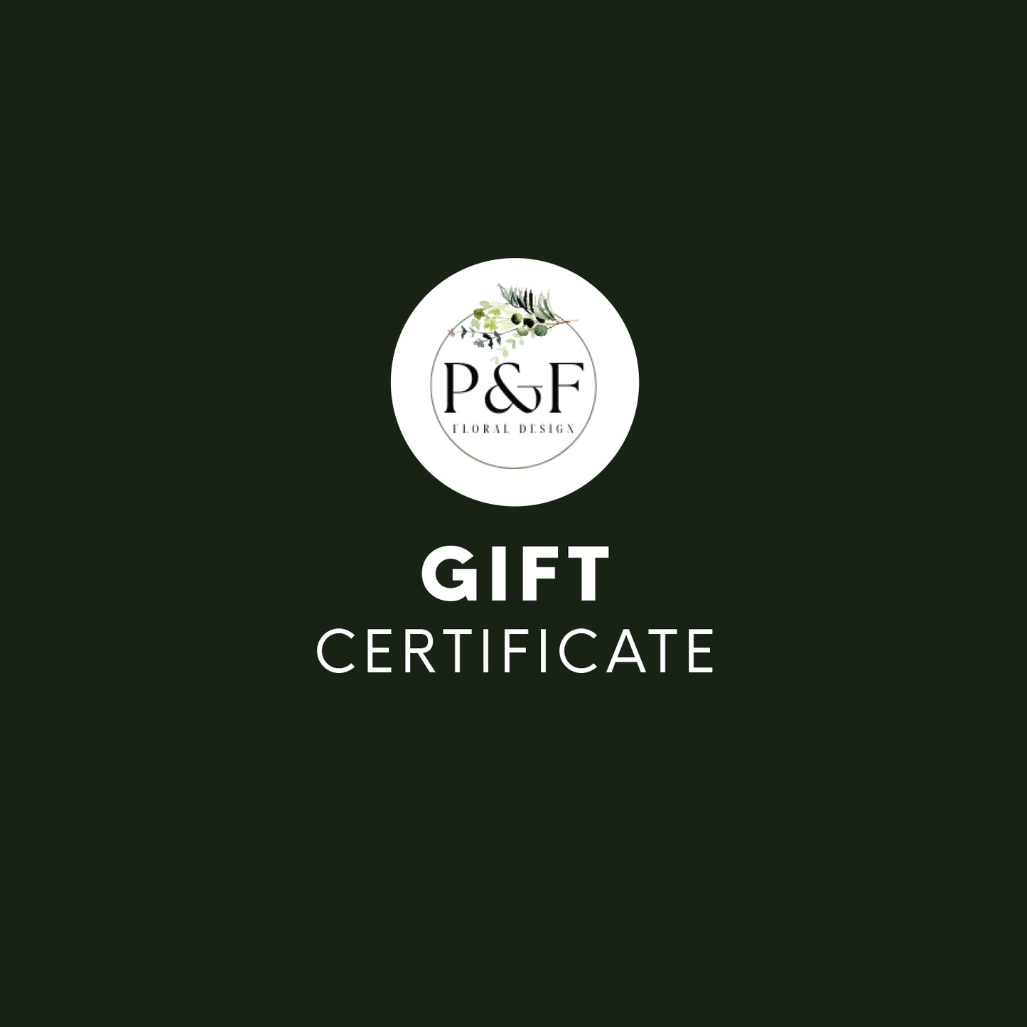 Gift Certificate