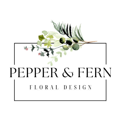 Pepper & Fern Floral Design logo