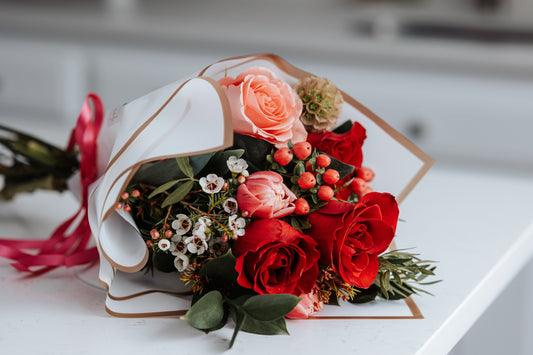 Handtied Valentine's Bouquet